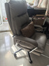 顾全电脑椅人体工学椅真皮办公椅可躺久坐舒适老板椅C570金咖皮 实拍图