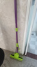 妙洁胶棉拖把27cm杆长120共2头滚轮式懒人家用一拖净免手洗海绵吸水 实拍图