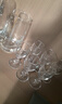 CLITON白酒杯分酒器套装一口杯高脚玻璃小酒杯带把分酒壶烈酒杯6壶8杯 实拍图
