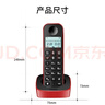 飞利浦（PHILIPS）无绳电话机 家用办公中文大音量无线座机子母机信号范围广 DCTG160单机 红色 实拍图