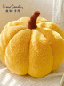 皮尔卡丹（pierre cardin）北欧ins风可爱南瓜抱枕毛绒创意客厅沙发靠垫床头装饰-黄 实拍图