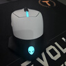 外星人（Alienware）AW610M 游戏鼠标 家用双模2.4G无线充电电竞鼠标 人体工学机械宏无线rgb高端外设 白色 实拍图