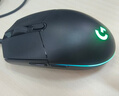 罗技（G）G102第二代游戏鼠标 RGB流光灯效鼠标 轻量化  游戏级8000DPI传感器 黑色 200-8000DPI 实拍图