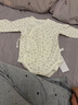 春秋款纯棉婴儿衣服A类新生儿月子服无骨连体包屁衣睡衣 小碎花 59cm （1-3个月） 实拍图