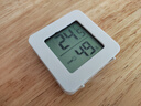 温湿度计婴儿房室内家用车内电子温湿度计迷你便携高精度传感器可壁挂 智能温湿度计-白色小巧*1 实拍图
