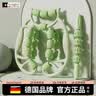 SILANGDUN德国腿部按摩器滚轮瘦美腿神器环形夹腿器腿部肌肉放松按摩器 绿色升级18轮+按摩棒套装 实拍图