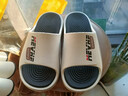 安尚芬防臭凉拖鞋男士夏季潮流户外穿厚底防滑耐磨EVA软底大码拖鞋男款 白色 41-42 标准码 实拍图