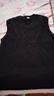 纯棉背心男士运动无袖T恤夏季薄款宽松外穿篮球跨栏坎肩宽肩健身 黑色 B03 3XL 建议150-170斤 实拍图