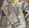 蕉内绒绒501H睡衣男女士小围脖珊瑚绒开衫情侣家居服秋冬季加厚保暖 【王一博同款】曼石灰 XL 实拍图
