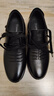 蜘蛛王男士皮鞋商务休闲系带舒适百搭中老年爸爸男鞋 黑色（系带） 40  实拍图