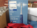 飞利浦（PHILIPS）【肖战推荐】声波电动牙刷钻石3系 年货节礼物 情人节情侣款送男生女友 微泡水流HX5181/02星云蓝 实拍图