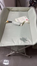 babycare尿布台多功能可折叠新生儿护理台抚触洗澡便携婴儿床-温特绿 实拍图