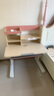 生活诚品儿童学习桌椅套装进口实木儿童书桌椅小学生写字桌椅可升降小户型 ME7504单桌(90CM 粉色) 实拍图