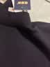 恒源祥100%羊毛衫男精纺可机洗毛衣半高领针织打底衫 黑色 2XL (185)  实拍图