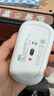 联想（Lenovo）无线蓝牙鼠标充电鼠标轻音鼠标 Air Handle轻音双模鼠标 便携办公鼠标 白 实拍图