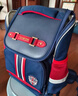 剑桥树书包小学生男孩1-3-6年级儿童减负护脊大容量双肩包 大码藏青红 实拍图