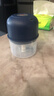 绞肉机小型打蒜器家用绞蒜切蒜器多功能辅食料理机电动蒜泥神器蒜蓉机自动切菜机压蒜器 宝蓝色- 0.26L （升级大电机） 实拍图