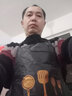 围裙防水防油厨房男女通用刀叉印花防水围裙工作服 防水围裙1条【黑色】 常规款 实拍图