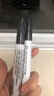 离草粗头可擦白板笔 黑色白板笔易擦水性笔记号笔黑板笔易擦办公室会议学校用记号笔 10支装 实拍图