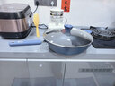 炊大皇炒锅不粘锅易洁少油烟平底炒菜锅煎锅34cm磁炉通用深蓝SL34CG 实拍图