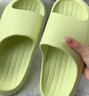 朴西新款EVA踩屎感厚底拖鞋女士居家室内情侣拖鞋男 薄荷绿 37-38 实拍图