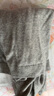优衣库女装羊绒圆领针织短开衫479672 03 灰色 L 实拍图