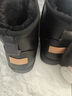 回力官方雪地靴男靴棉鞋男鞋冬季保暖高帮加绒加厚面包鞋子男 黑色 43 实拍图