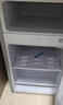 志高小冰箱89L迷你小型家用 下冷藏上冷冻两用宿舍寝室出租房双门办公室电冰箱 节能省电  一级能效-89L银双门【省电轻音】 实拍图