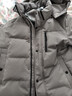 雪中飞鹅绒羽绒服男士短款脱卸帽加厚保暖休闲商务秋冬外套男装180 实拍图