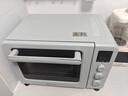 海氏（Hauswirt）C40三代电烤箱家用烘焙多功能发酵一体机食品级搪瓷内胆智能菜单新年礼物 湖水绿 40L 实拍图