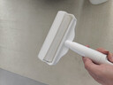 初舍（CHUSHE）粘毛器16cm5卷纸300撕滚筒长杆两用宠物床上地板毛发滚轮沾毛滚刷 实拍图