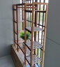 华观家居（Home Giving Furniture）实木质置物架花架子多层室内阳台客厅省空间绿萝落地式花盆展示架 H对称五层碳色 实拍图