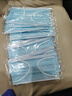 振德一次性医用外科口罩独立包装一只一袋透气防尘雾霾过敏蓝色100只 实拍图