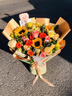 馨仪鲜花速递玫瑰向日葵康乃馨花束生日礼物全国同城配送 向日葵玫瑰混搭花束 实拍图