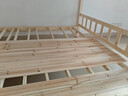 筱环上下床实木上下铺儿童床男孩女孩高低床成人双层床子母床 上下床 爬梯款单床【热卖促销款】 上铺宽160下铺宽180-全实木 实拍图