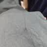优衣库柔软圆领T恤/长袖男装女装休闲上衣479783 08 深灰色 S 实拍图