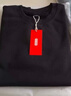 京东京造【100%长绒棉】卫衣男冬季外套男装衣服长袖t恤男女  黑色 M 实拍图