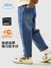 班尼路（Baleno）儿童牛仔裤2026秋冬款加绒中大童童装百搭裤子男女童冬装保暖长裤 实拍图