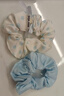 爆品蓝白波点大肠发圈少女心发饰 蓝白+波点 共2个 实拍图