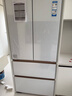 海尔（Haier）麦浪515升法式门冰箱594mm超薄零嵌全空间保鲜彩晶面板-30℃深冷锁鲜焕新补贴BCD-515WGHFD1BY6U1 实拍图