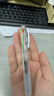 得力(deli)多功能4色圆珠笔 0.7mm子弹头按动笔原子笔中油笔 (黑红蓝绿) 5支/盒DL-33413 实拍图