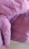 坦博尔羽绒服女短款秋冬连帽宽松保暖女士外套厚TD236356 粉黛红 160  实拍图
