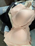 都市丽人文胸孕妇内衣怀孕期哺乳喂奶文胸产后前开扣无钢圈托聚拢香槟白L 实拍图