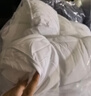 富安娜 舒暖 纤维被子冬季被芯 双人磨毛冬厚被 约7斤 230*229cm 白色 实拍图