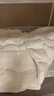 皮尔卡丹 暖绒抗菌 100%羽毛被加厚被子 双人冬被 6斤 200*230cm 白色 实拍图