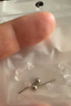 925银银针养耳洞极简豆豆耳钉迷你耳棒小巧韩国风圆珠耳针饰品 3mm豆豆耳钉一对 实拍图