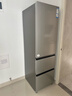海尔（Haier）「真省电」310L三门冰箱黑金净化一级能效风冷无霜BCD-310WGHD3E7WV(银)国家补贴 实拍图