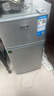 志高（CHIGO）小冰箱迷你小型家用冷藏冷冻两用宿舍出租房用双门办公室电冰箱节能省电 【一级能效】58L银色【三天约一度电】 实拍图