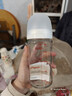 贝亲（Pigeon）玻璃奶瓶宽口径防胀气240ml M号奶嘴 3月+ AA187  实拍图