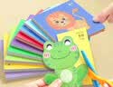 儿童剪纸手工2-6岁宝宝趣味益智儿童玩具幼儿园diy制作材料刀套装 全套随机324张【不含剪刀】 实拍图